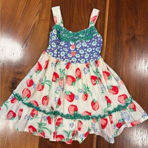 Matilda Jane Strawberry Crumble Dress Size 2